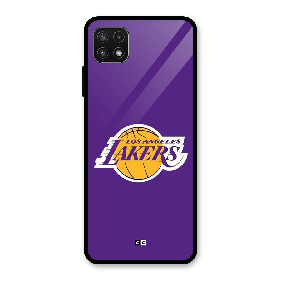 Lakers Angles Glass Back Case for Galaxy A22 5G