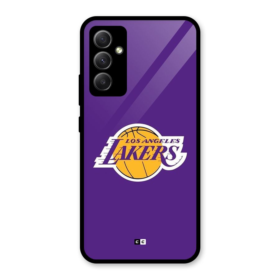Lakers Angles Glass Back Case for Galaxy A34