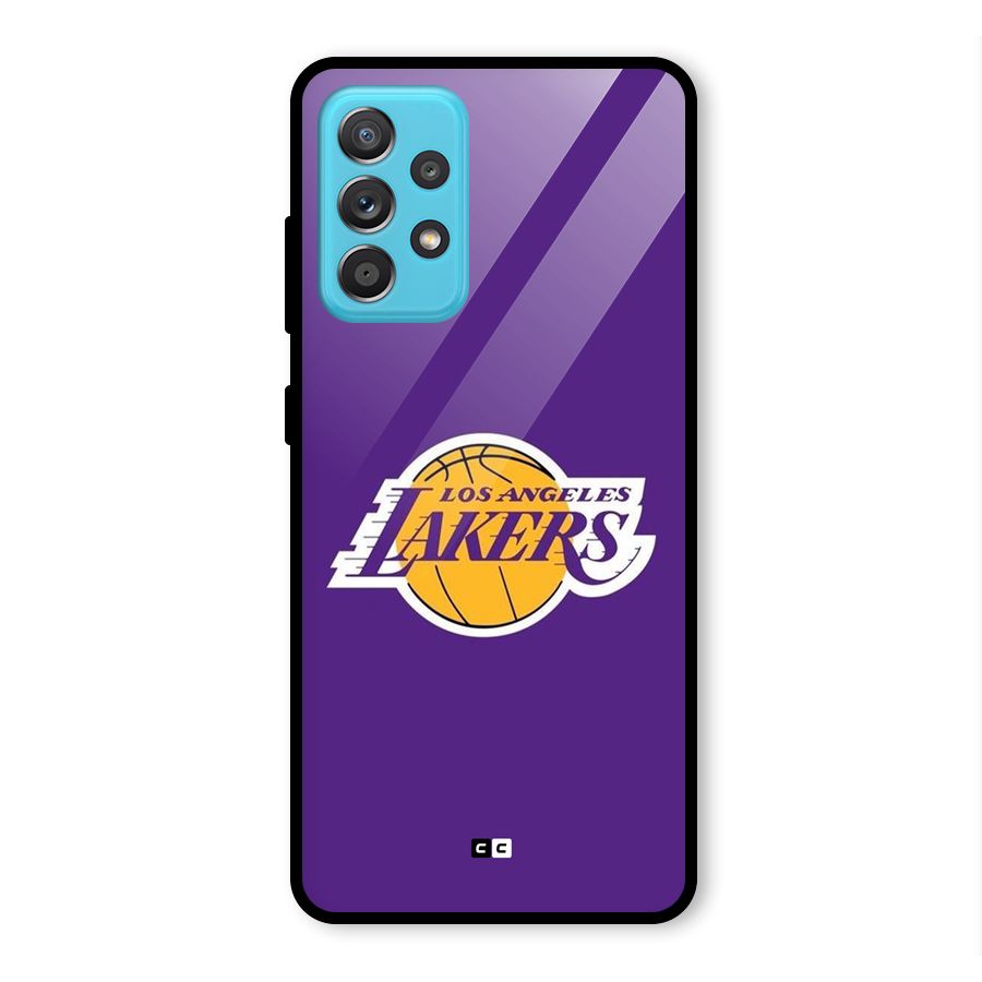 Lakers Angles Glass Back Case for Galaxy A52s 5G