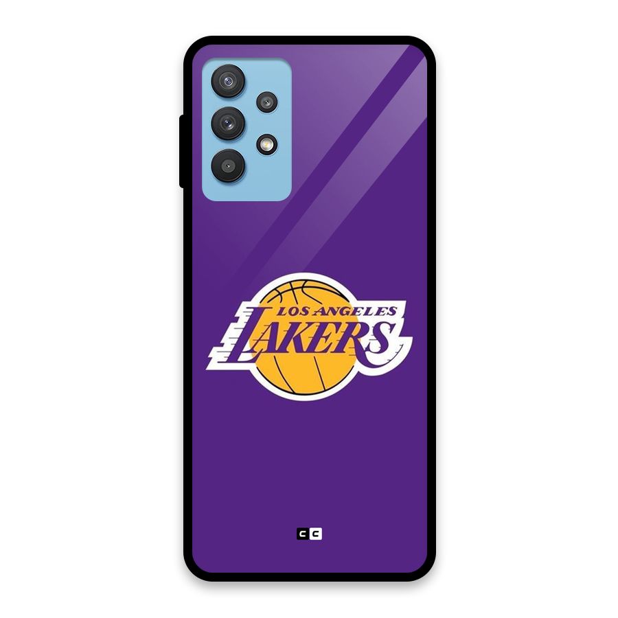 Lakers Angles Glass Back Case for Galaxy M32 5G