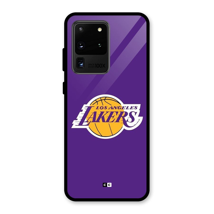 Lakers Angles Glass Back Case for Galaxy S20 Ultra