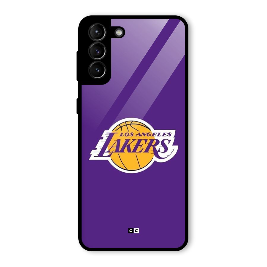 Lakers Angles Glass Back Case for Galaxy S21 Plus