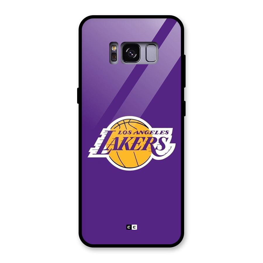 Lakers Angles Glass Back Case for Galaxy S8