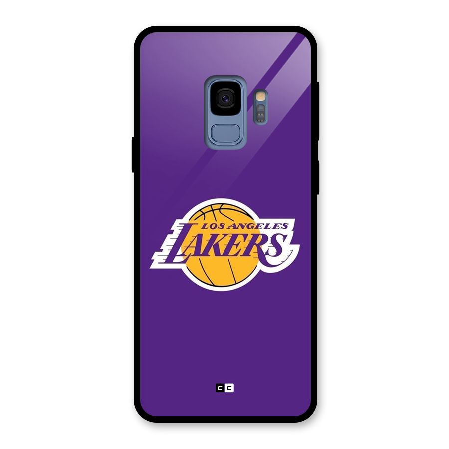 Lakers Angles Glass Back Case for Galaxy S9