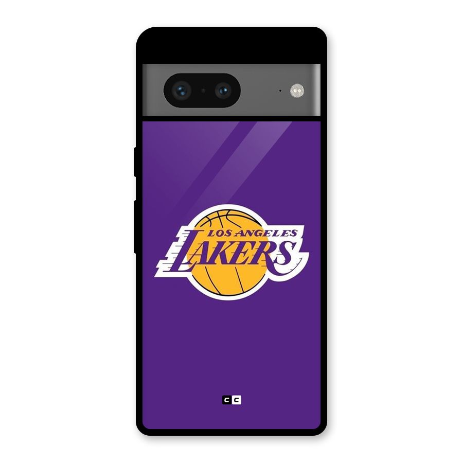 Lakers Angles Glass Back Case for Google Pixel 7