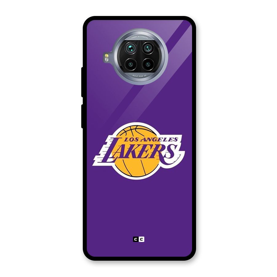 Lakers Angles Glass Back Case for Mi 10i