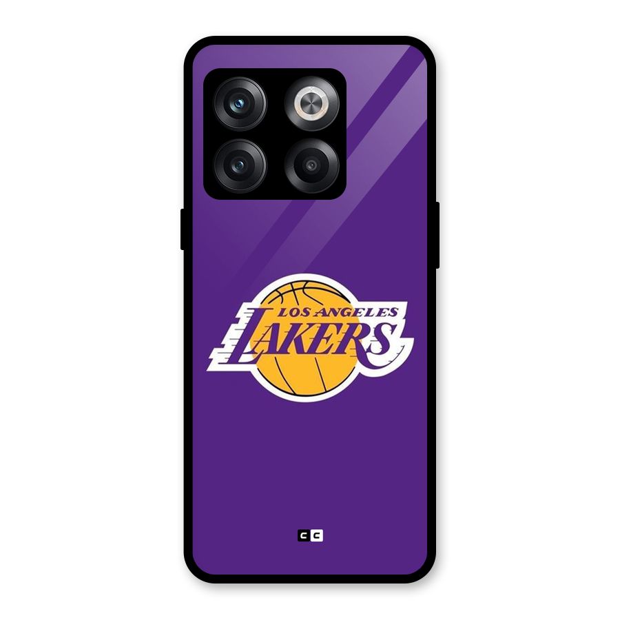 Lakers Angles Glass Back Case for OnePlus 10T