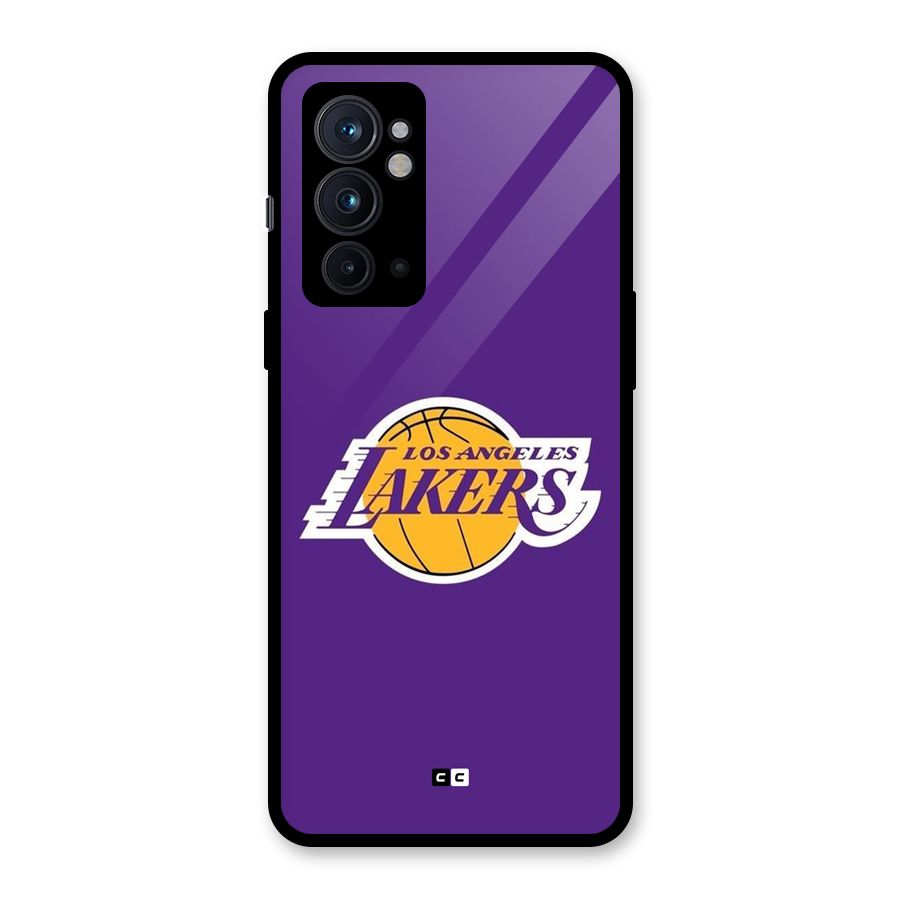 Lakers Angles Glass Back Case for OnePlus 9RT 5G