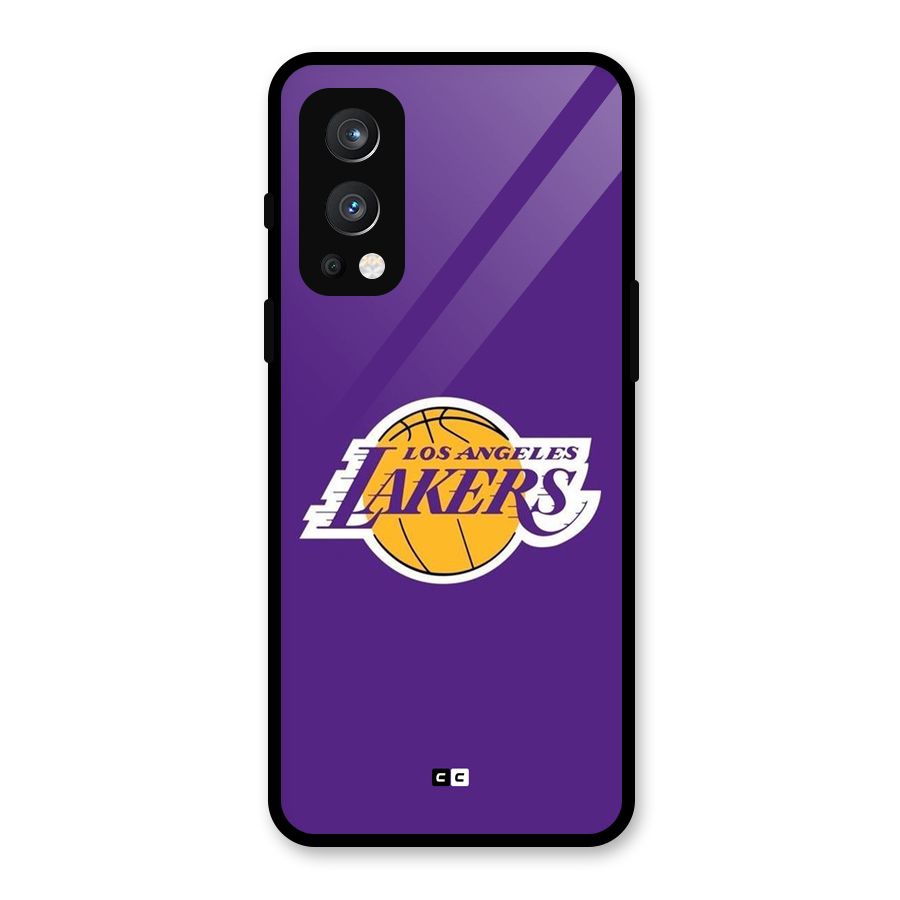 Lakers Angles Glass Back Case for OnePlus Nord 2 5G