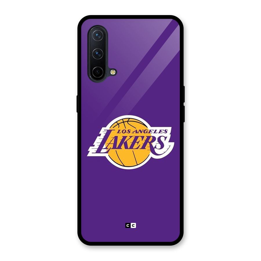 Lakers Angles Glass Back Case for OnePlus Nord CE 5G