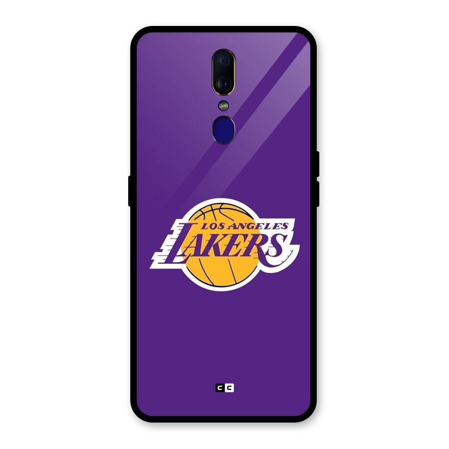 Lakers Angles Glass Back Case for Oppo F11