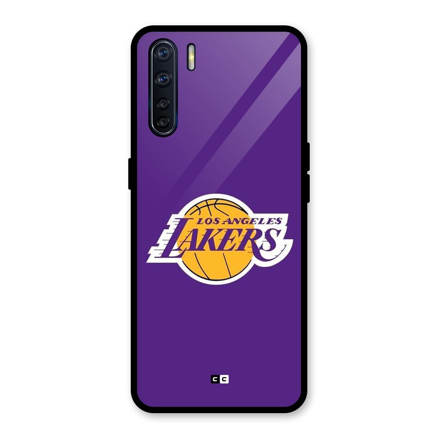 Lakers Angles Glass Back Case for Oppo F15