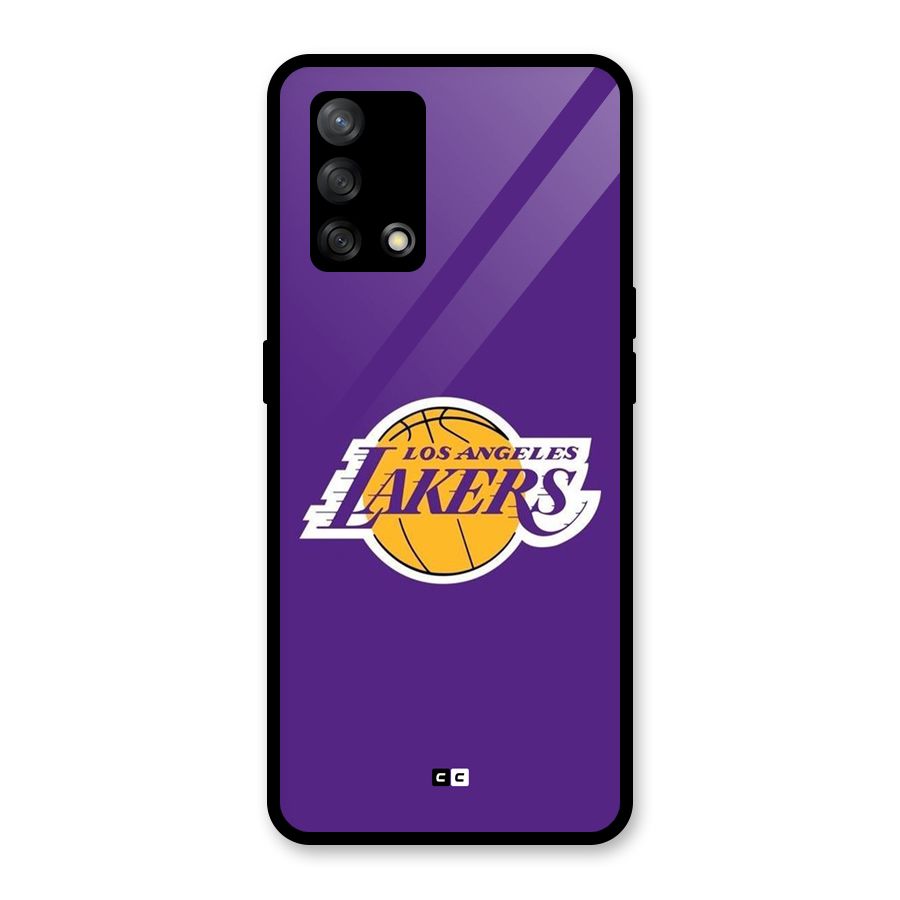 Lakers Angles Glass Back Case for Oppo F19