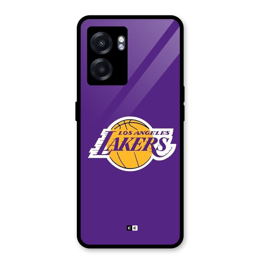 Lakers Angles Glass Back Case for Oppo K10 (5G)