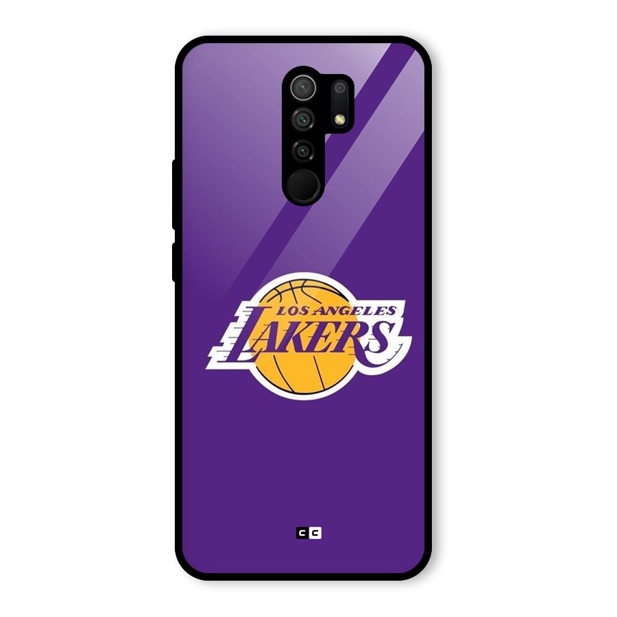 Lakers Angles Glass Back Case for Poco M2