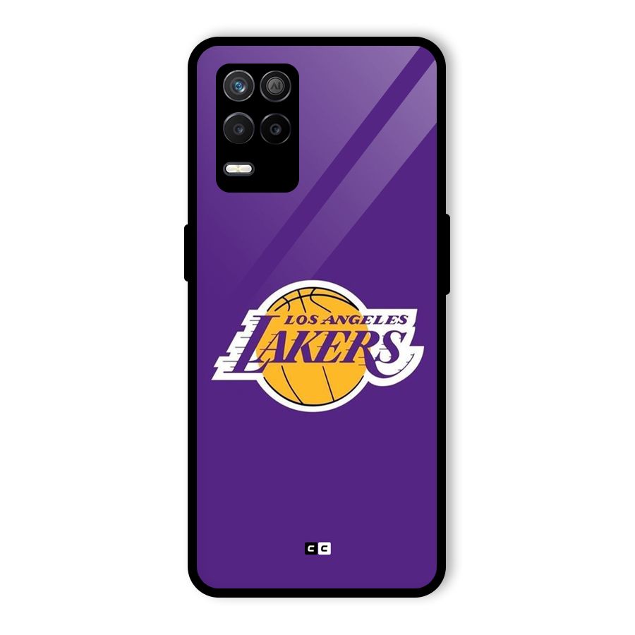 Lakers Angles Glass Back Case for Realme 8s 5G