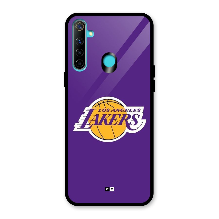 Lakers Angles Glass Back Case for Realme Narzo 10