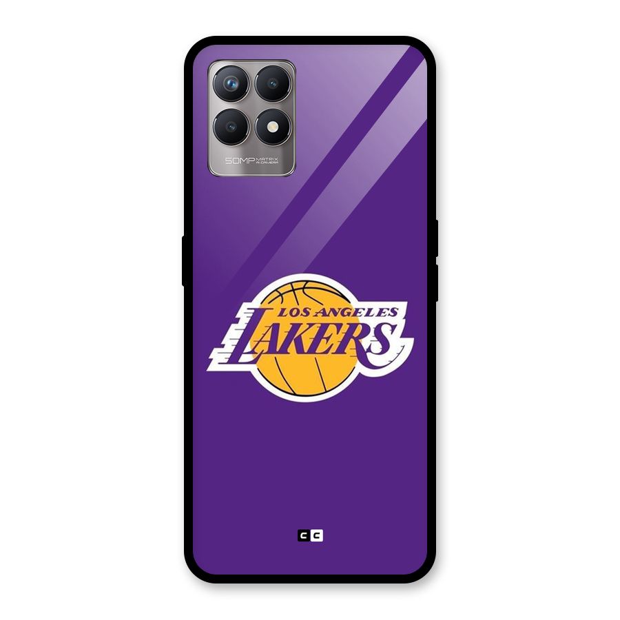 Lakers Angles Glass Back Case for Realme Narzo 50