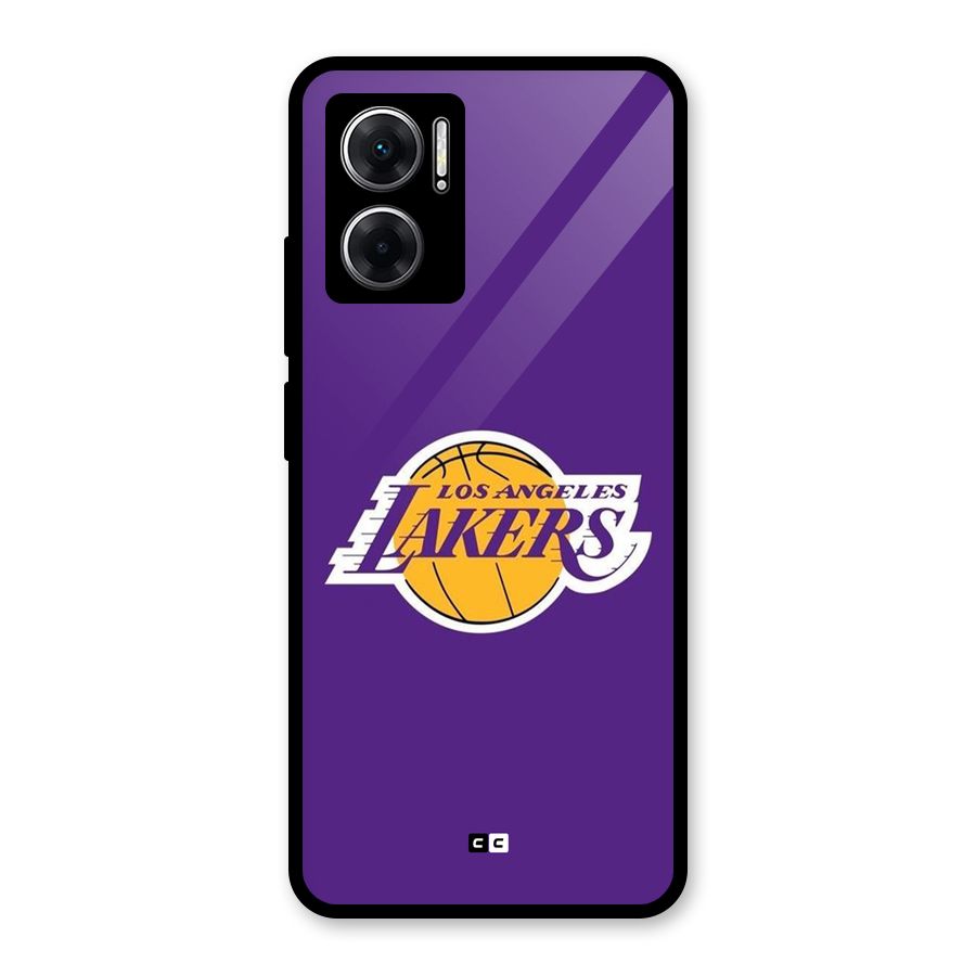 Lakers Angles Glass Back Case for Redmi 11 Prime 5G