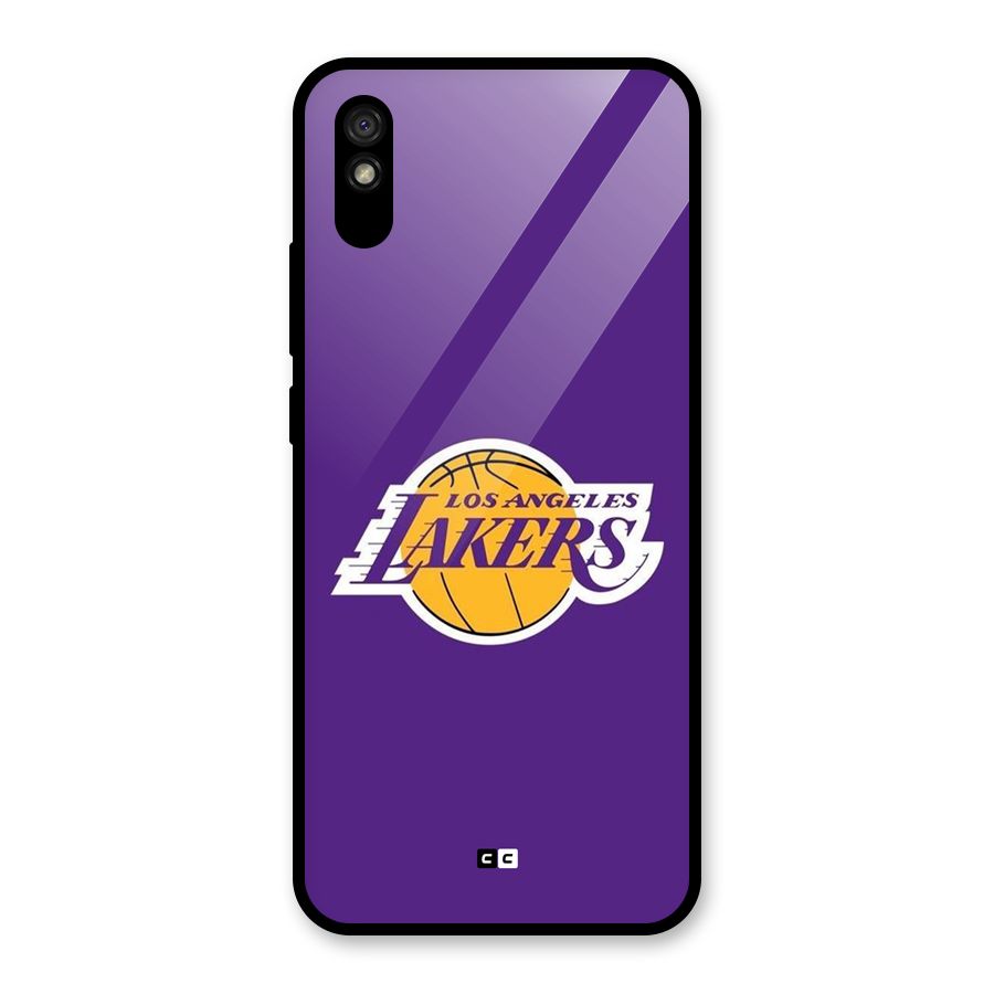 Lakers Angles Glass Back Case for Redmi 9i