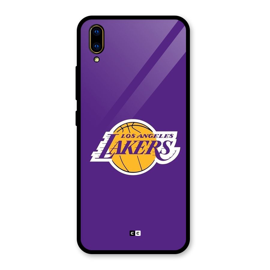 Lakers Angles Glass Back Case for Vivo V11 Pro