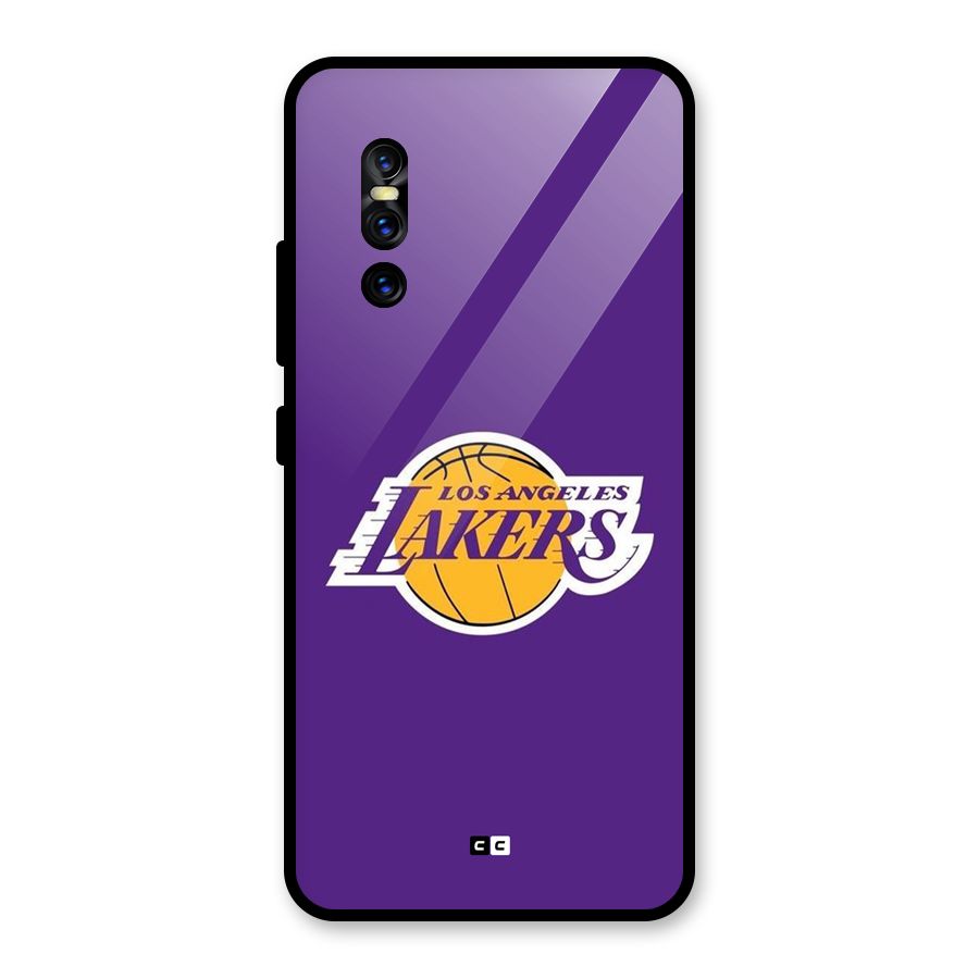 Lakers Angles Glass Back Case for Vivo V15 Pro