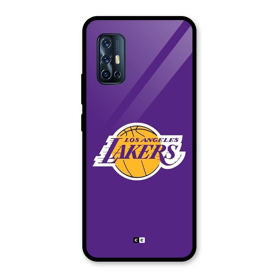 Lakers Angles Glass Back Case for Vivo V17