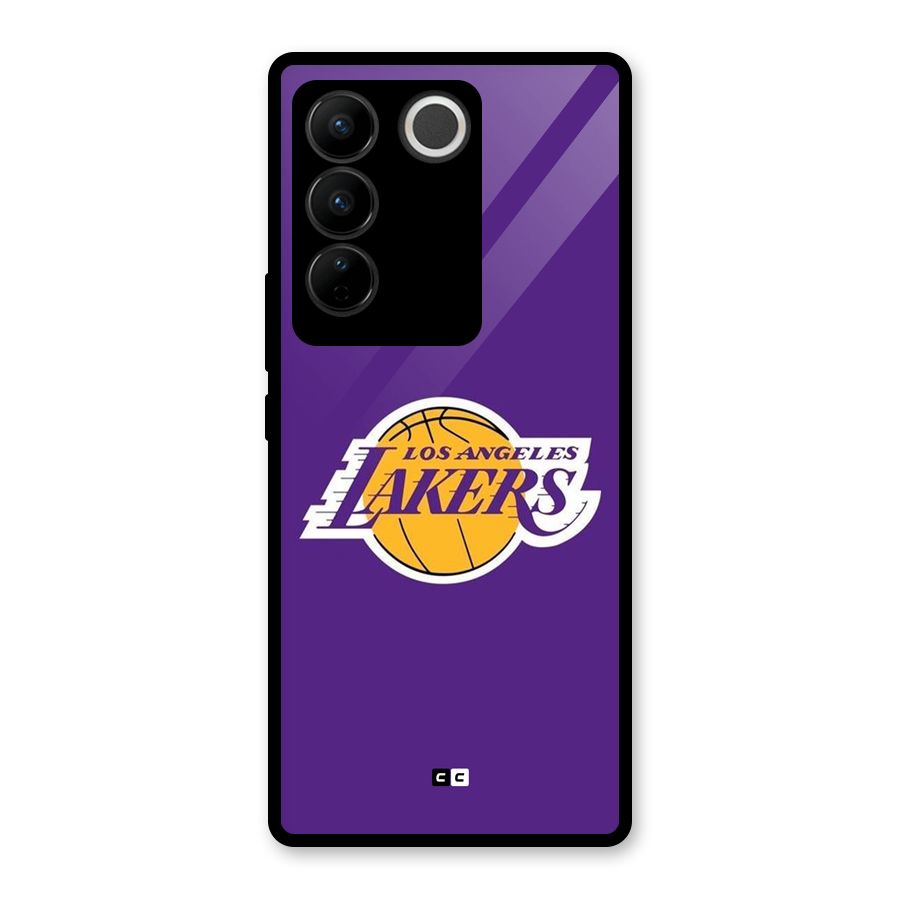 Lakers Angles Glass Back Case for Vivo V27