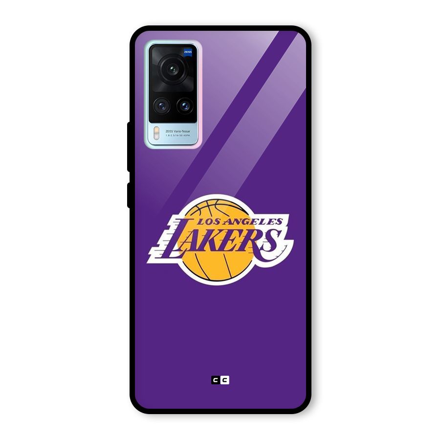 Lakers Angles Glass Back Case for Vivo X60
