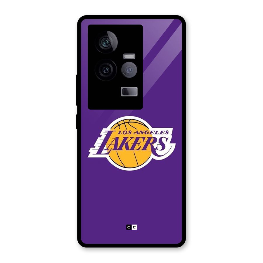 Lakers Angles Glass Back Case for Vivo iQOO 11 5G