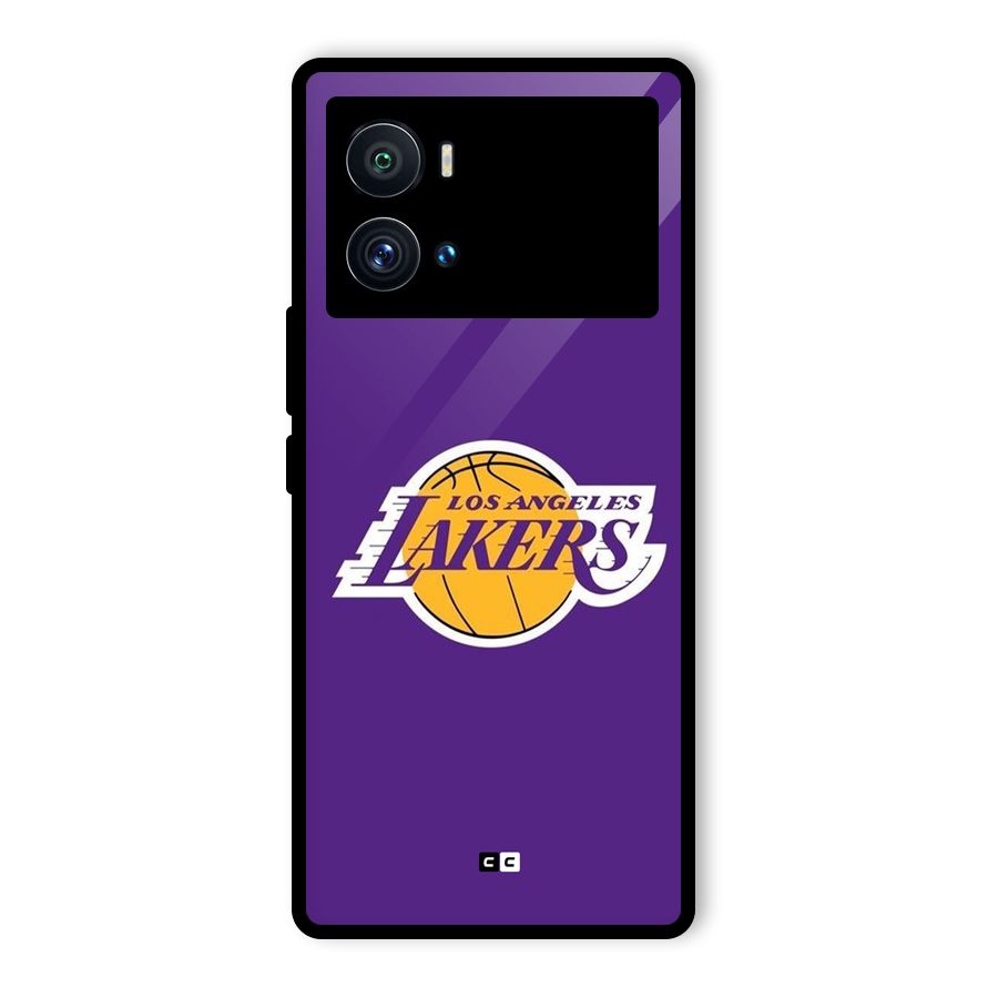 Lakers Angles Glass Back Case for Vivo iQOO 9 Pro