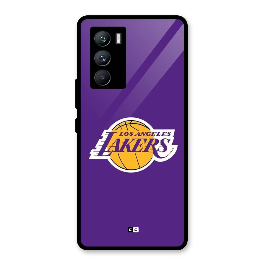 Lakers Angles Glass Back Case for Vivo iQOO 9 SE