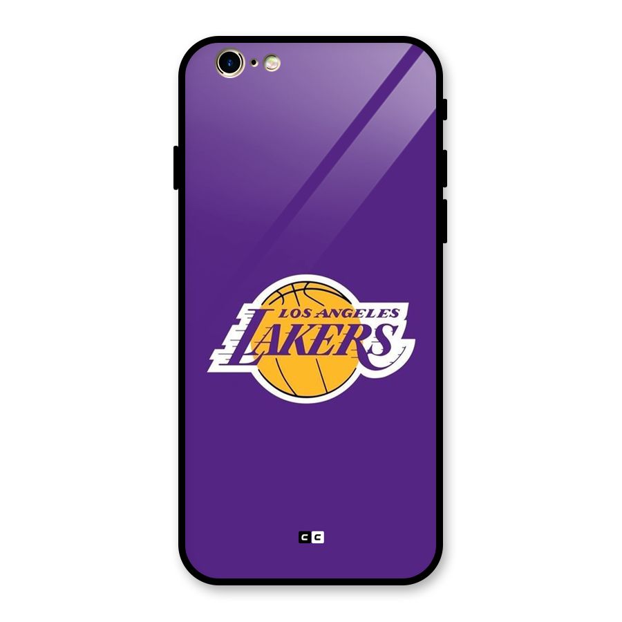 Lakers Angles Glass Back Case for iPhone 6 6S