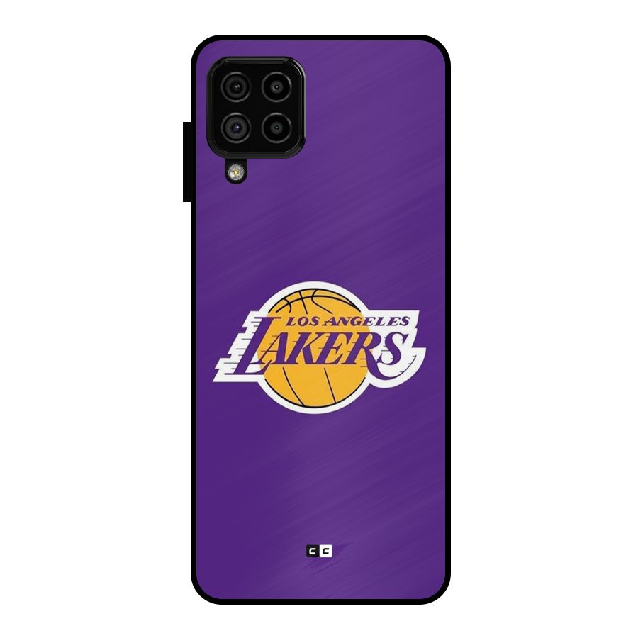 Lakers Angles Metal Back Case for Galaxy A22 4G