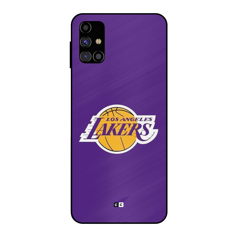 Lakers Angles Metal Back Case for Galaxy M31s