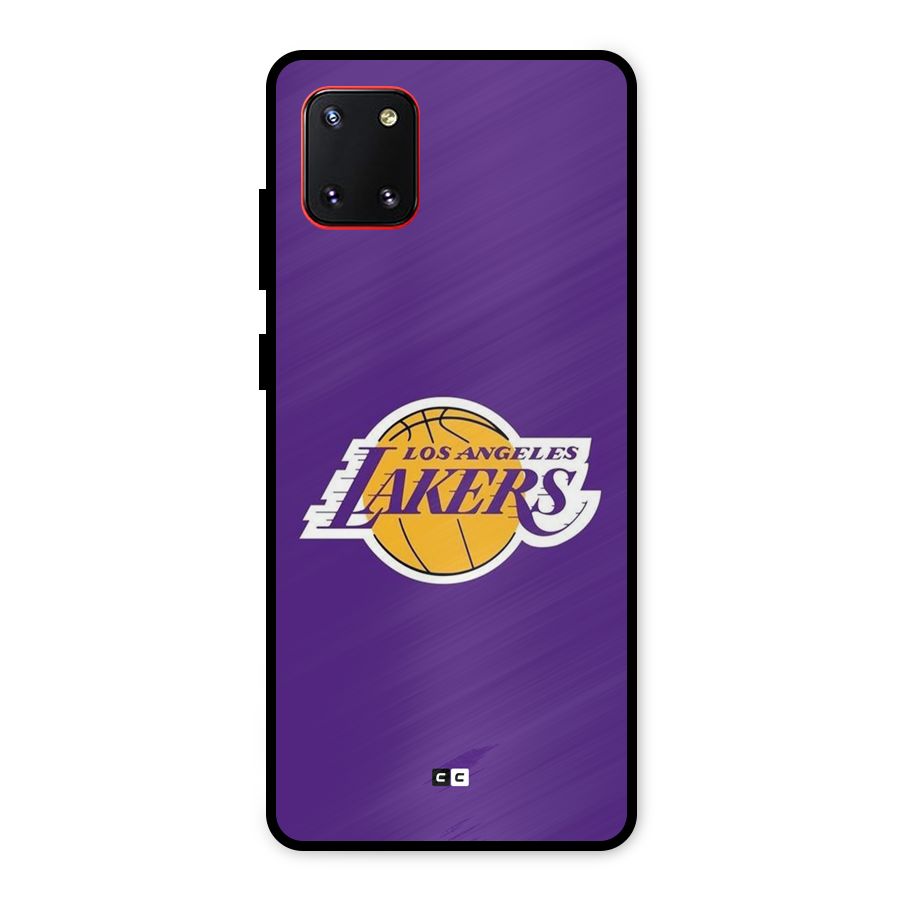 Lakers Angles Metal Back Case for Galaxy Note 10 Lite