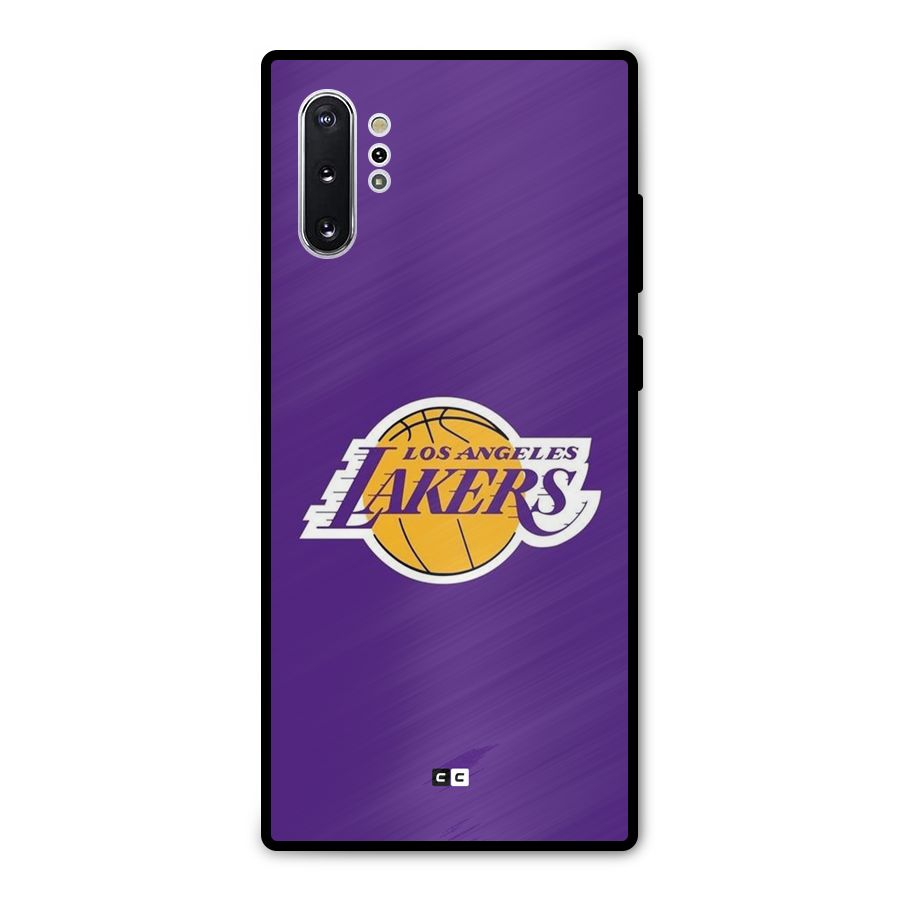 Lakers Angles Metal Back Case for Galaxy Note 10 Plus