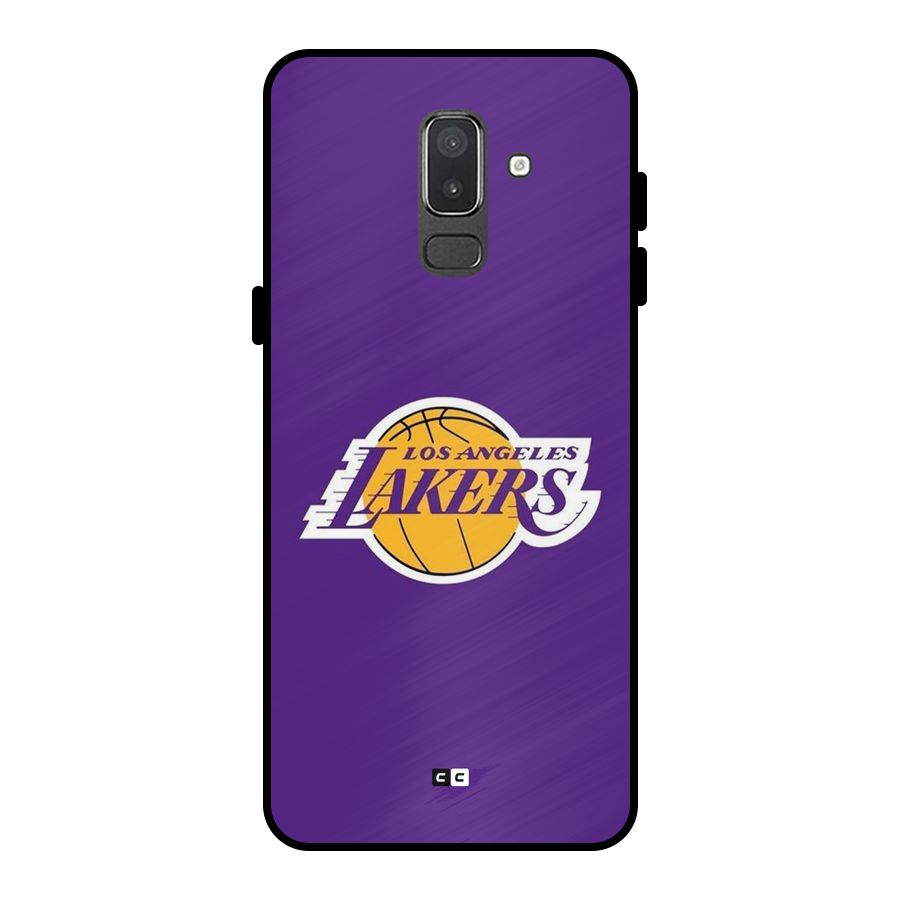 Lakers Angles Metal Back Case for Galaxy On8 (2018)
