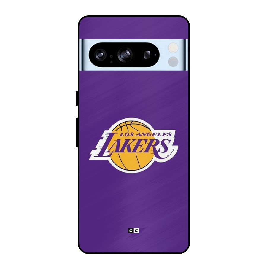 Lakers Angles Metal Back Case for Google Pixel 8 Pro