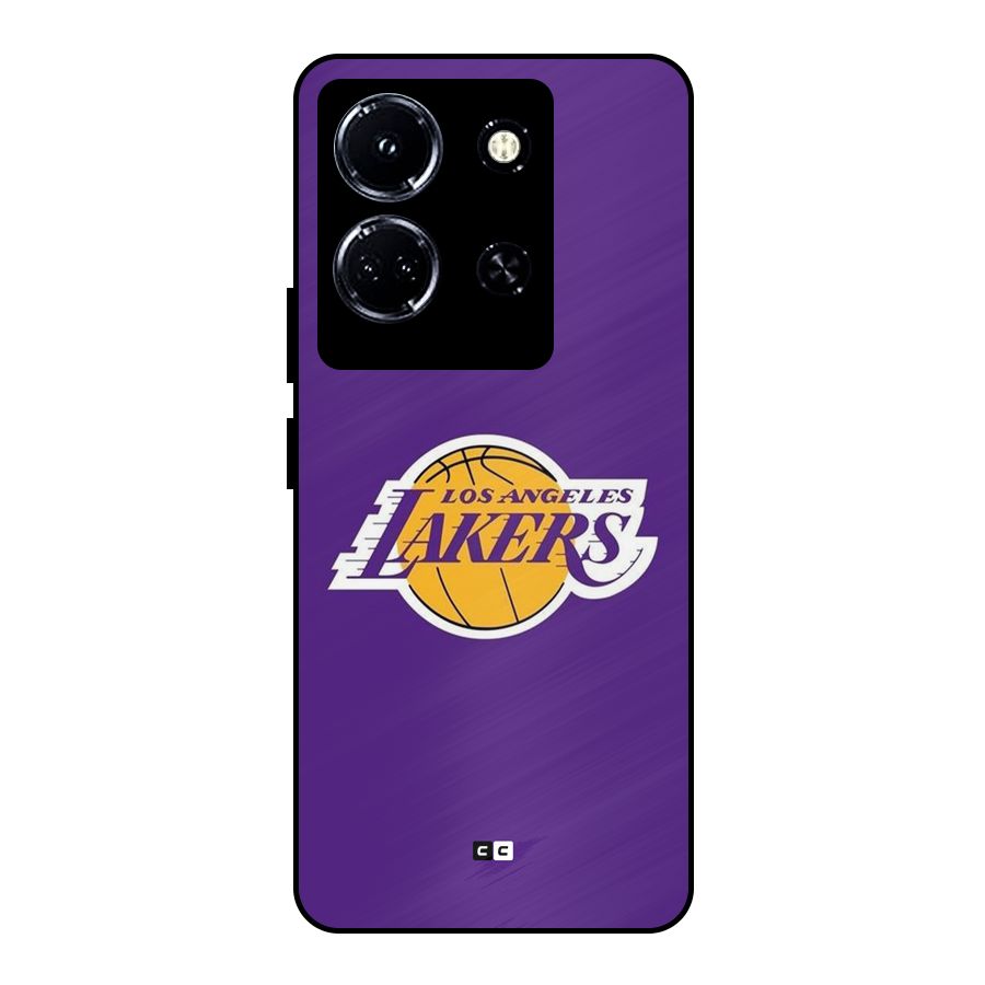 Lakers Angles Metal Back Case for Infinix Note 30 5G