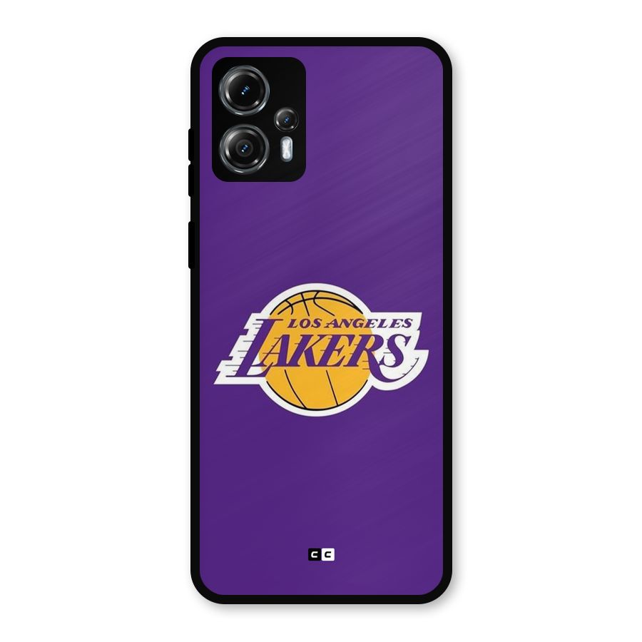 Lakers Angles Metal Back Case for Moto G13