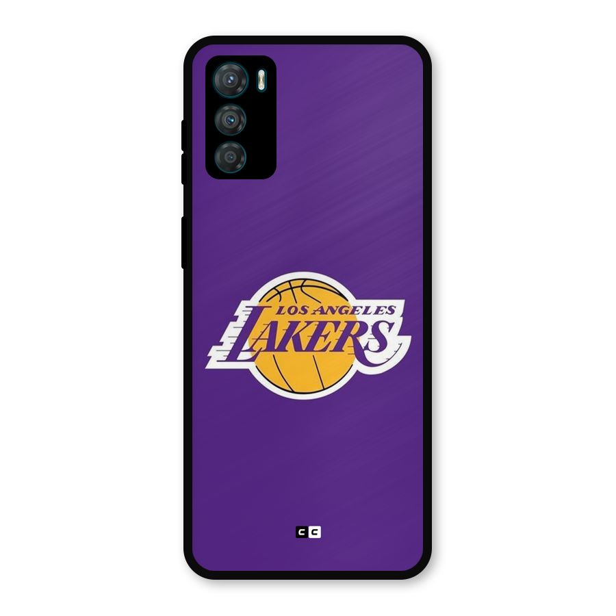Lakers Angles Metal Back Case for Moto G42