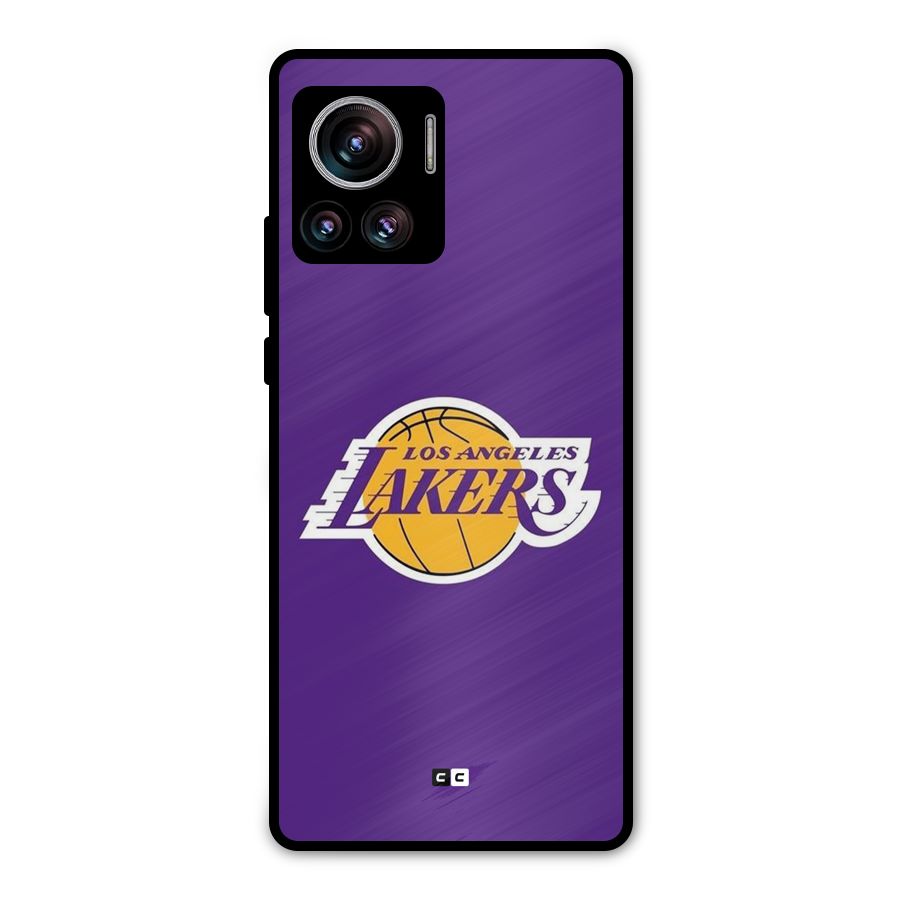 Lakers Angles Metal Back Case for Motorola Edge 30 Ultra