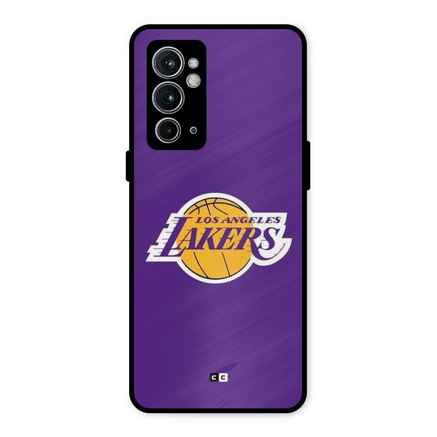Lakers Angles Metal Back Case for OnePlus 9RT 5G