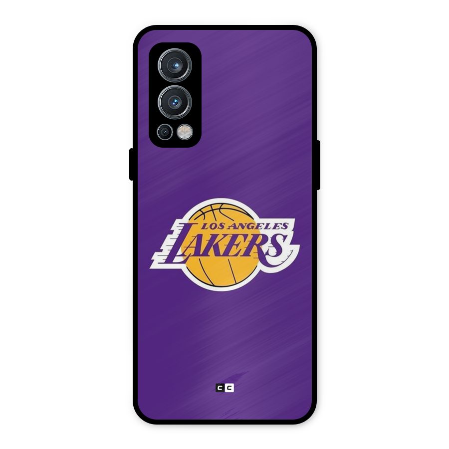 Lakers Angles Metal Back Case for OnePlus Nord 2 5G