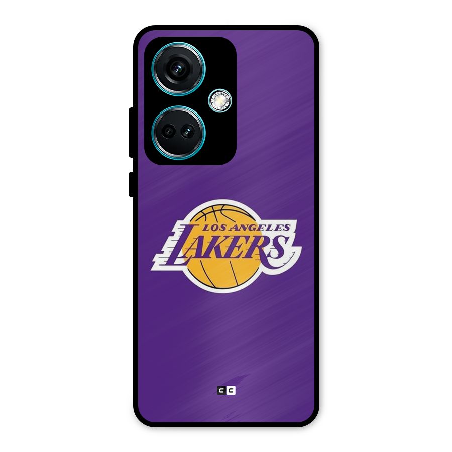 Lakers Angles Metal Back Case for OnePlus Nord CE 3 5G