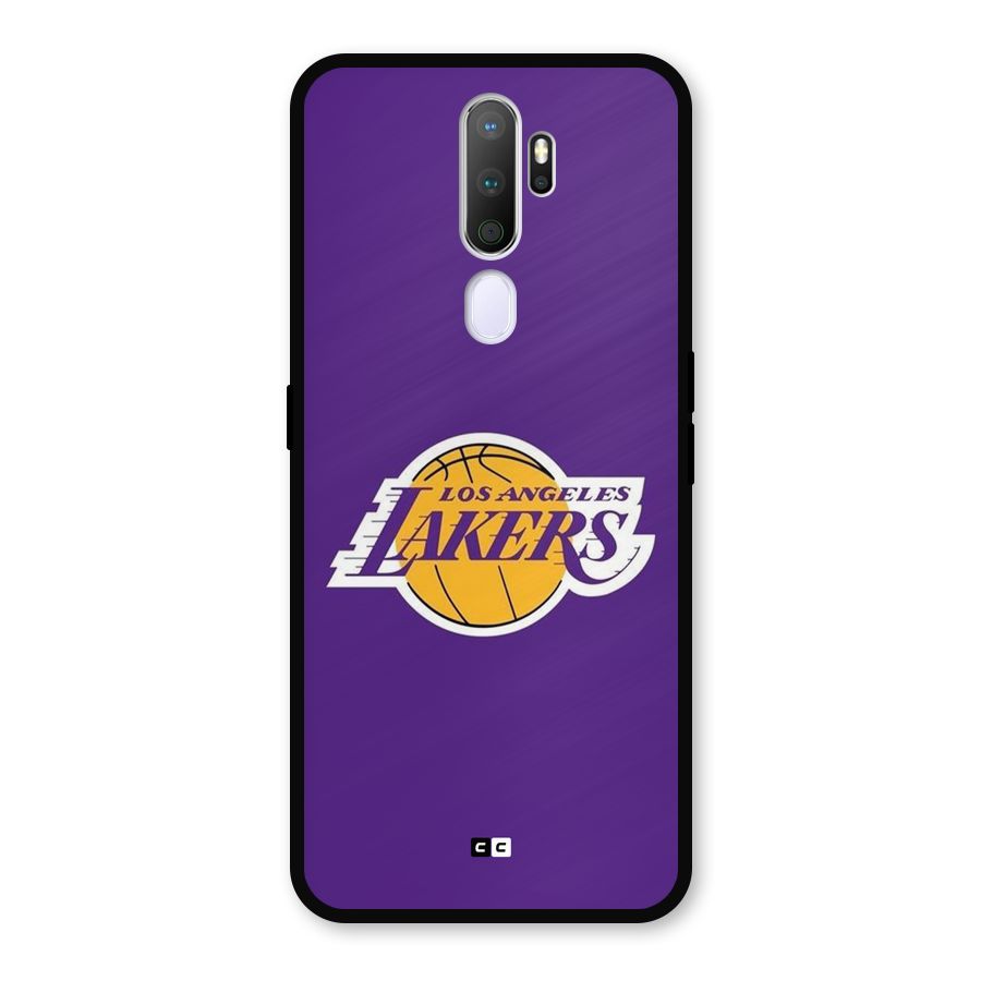 Lakers Angles Metal Back Case for Oppo A5 (2020)