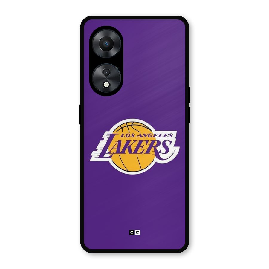 Lakers Angles Metal Back Case for Oppo A78