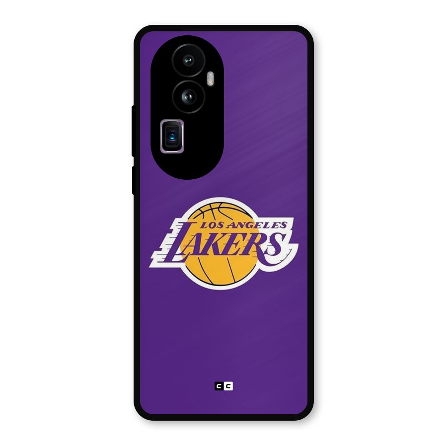 Lakers Angles Metal Back Case for Oppo Reno10 Pro Plus