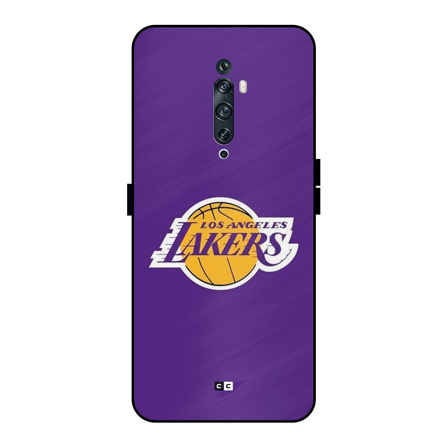 Lakers Angles Metal Back Case for Oppo Reno2 Z